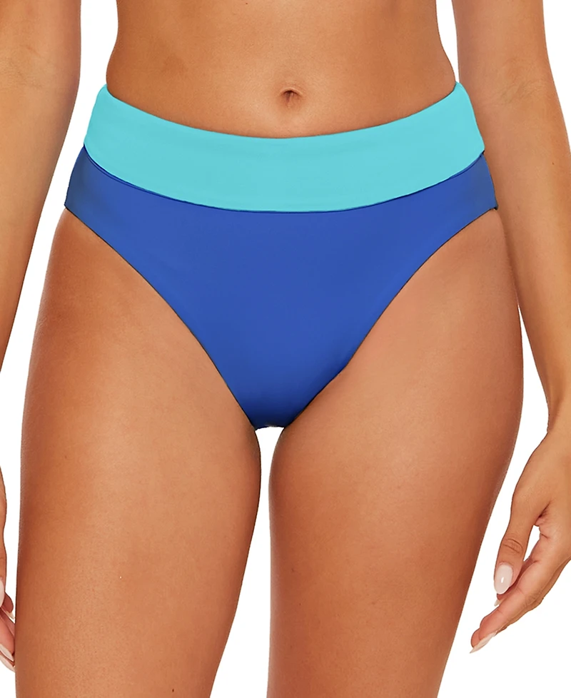 Becca Women's Color Code High Waist Reversible Bikini Bottoms