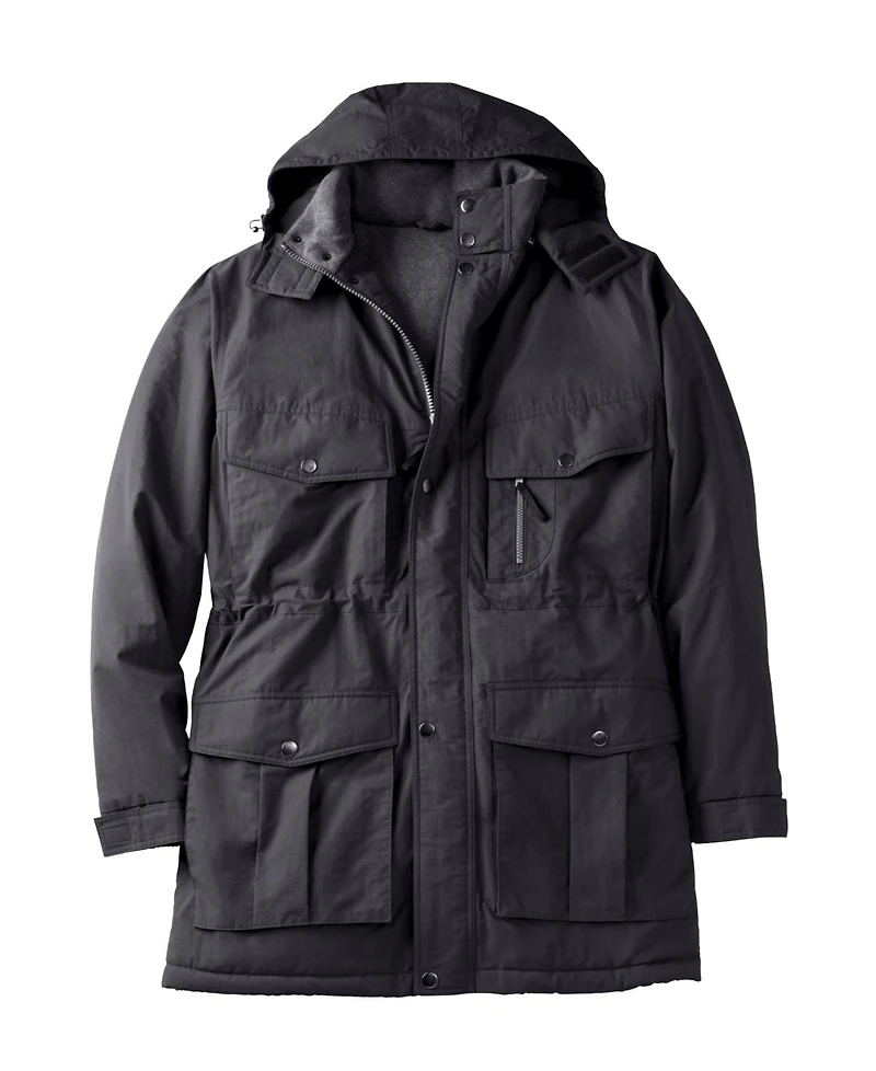 KingSize Big & Tall Longer-Length Boulder Creek by Fleece-Lined Parka