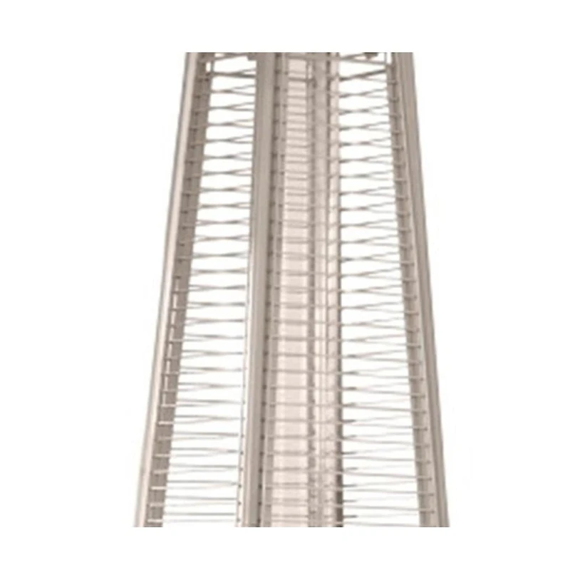 41000 Btu Steel Propane Triangular Pyramid Standing Patio Heater