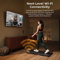 Sunny Health & Fitness Treadpad 100 Smart Walking Treadmill with Led Screen & WiFi/Bluetooth