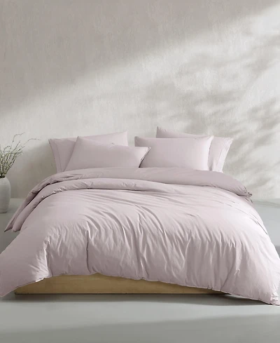 Calvin Klein Washed Percale Cotton 2-Pc. Comforter Set, Twin/Twin Xl