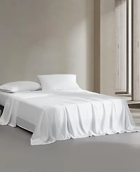 Calvin Klein Rekoop Solid 400-Thread Count Sateen 4-Pc. Sheet Set, King