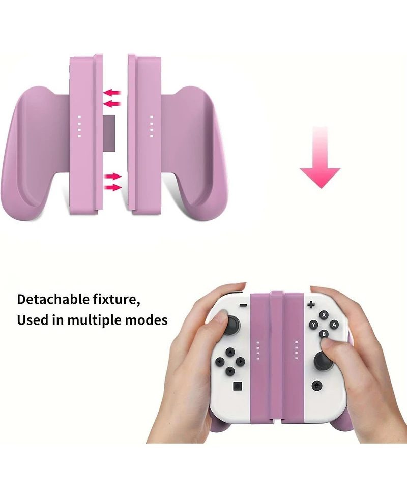 Detachable Controller Holder Grip Anti-skid and Anti-Impact Forsted Texture For Joy Con Gamepad Nintend Switch