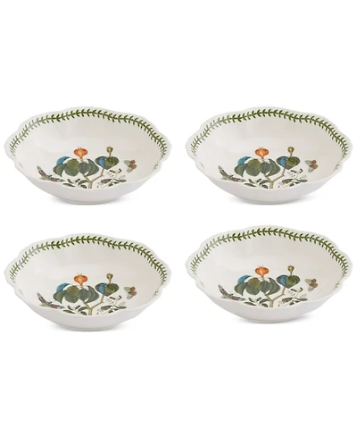 Portmeirion Botanic Garden Lotus Blossom Pasta Bowls, Set of 4
