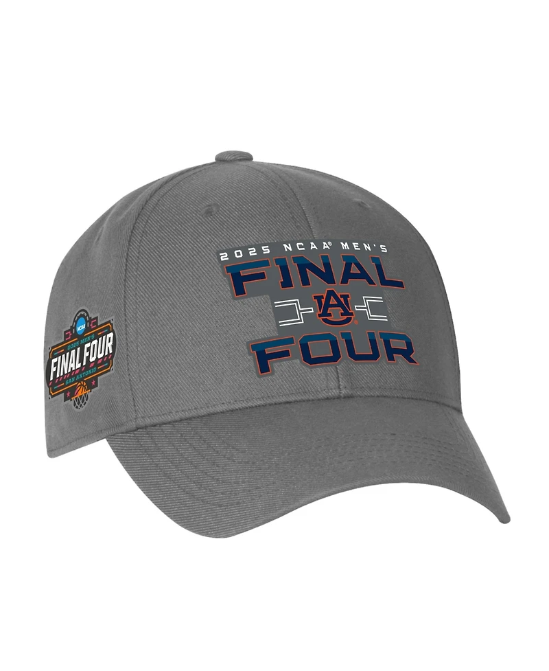 Under Armour Men's Graphite Auburn Tigers 2025 Ncaa Men's Basketball Tournament March Madness Final Four Adjustable Hat