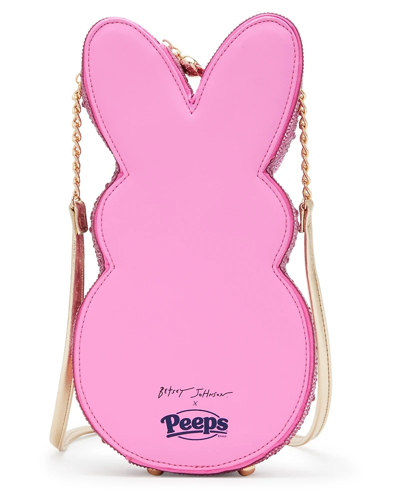 Betsey Johnson Rhinestone Peeps Small Crossbody Bag