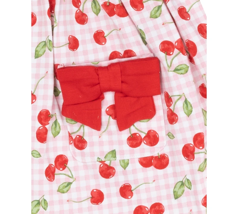 Rare Editions Baby Girls Print Tank Dress with Pockets & Headband, 2 Piece Set