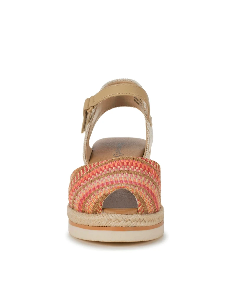 Baretraps Women's Acadia Peep Toe Wedge Sandals