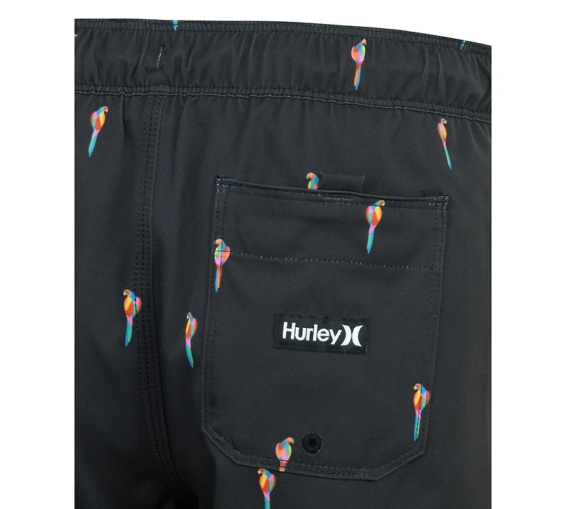 Hurley Big Boys Ditsy Birds Pull-On Swim Shorts