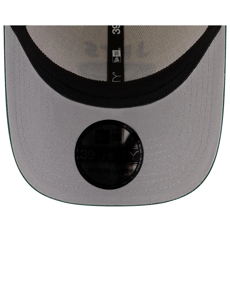 New Era Men's Cream/Green York Jets 2025 Nfl Draft 39THIRTY Flex Hat