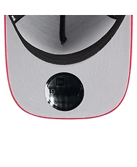 New Era Men's Black/Red Houston Texans 2025 Nfl Draft A-Frame 9FIFTY Snapback Hat