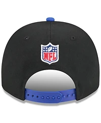 New Era Men's Black/Royal Buffalo Bills 2025 Nfl Draft A-Frame 9FIFTY Snapback Hat