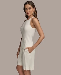 Donna Karan New York Women's Sleeveless Embellished Top