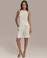 Donna Karan New York Women's Sleeveless Embellished Top