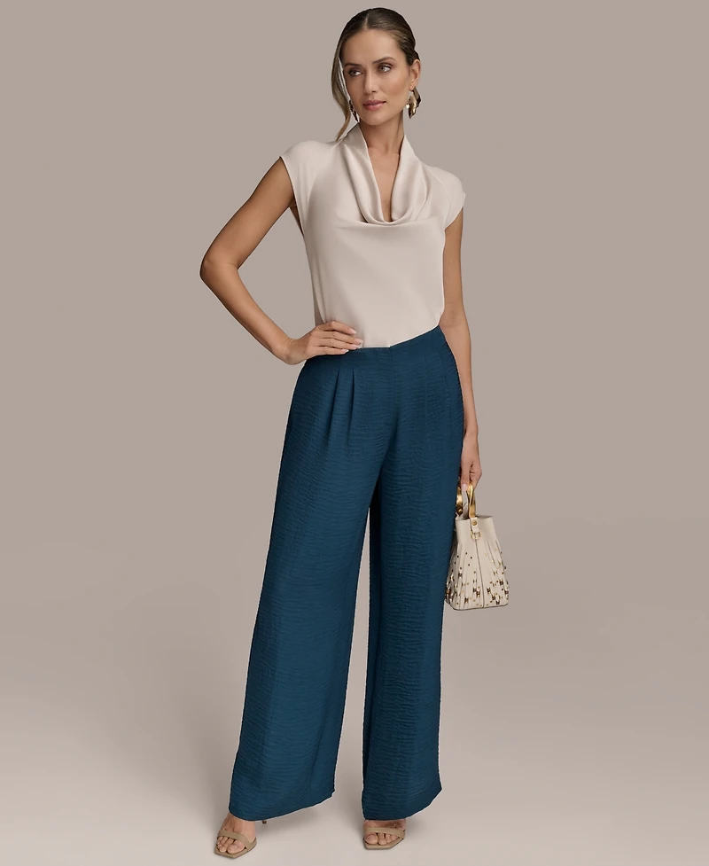 Donna Karan New York Women's Textured Wide-Leg Pants