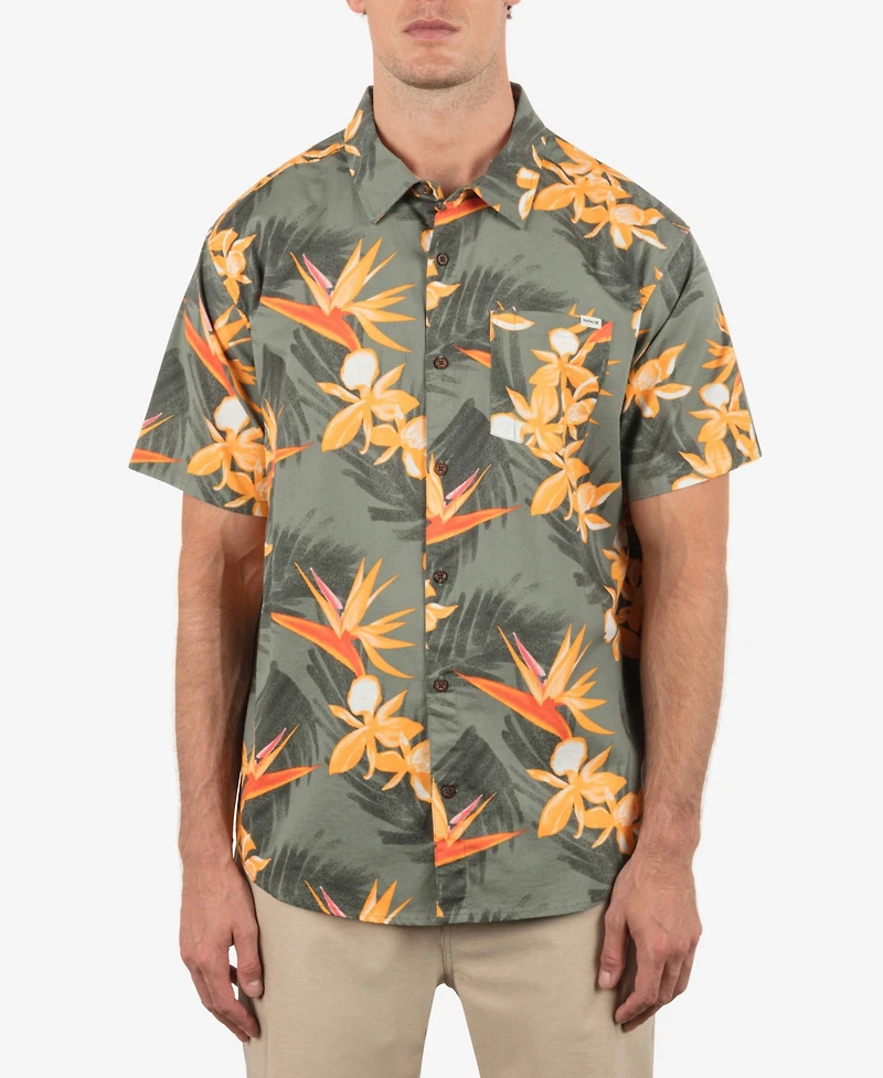 Hurley Men's Oao Lido Stretch Short Sleeve Shirt