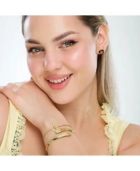 LoveyPaws Link Charm Paw Print Bracelet
