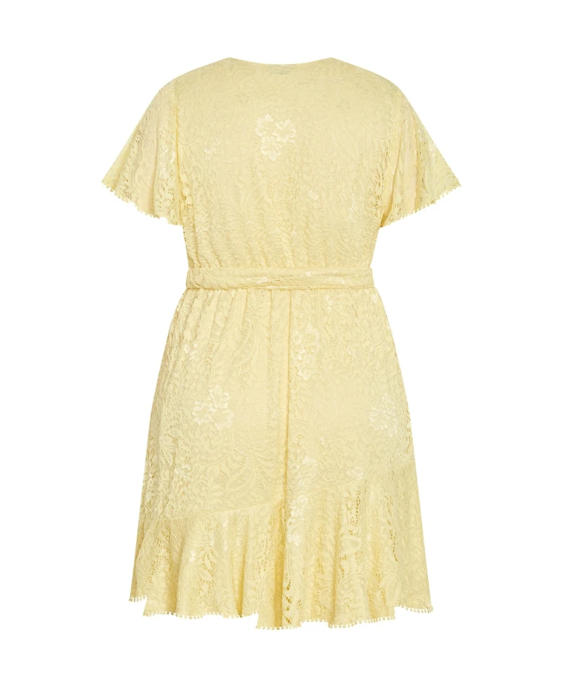 City Chic Women's Sweet Lace Dress