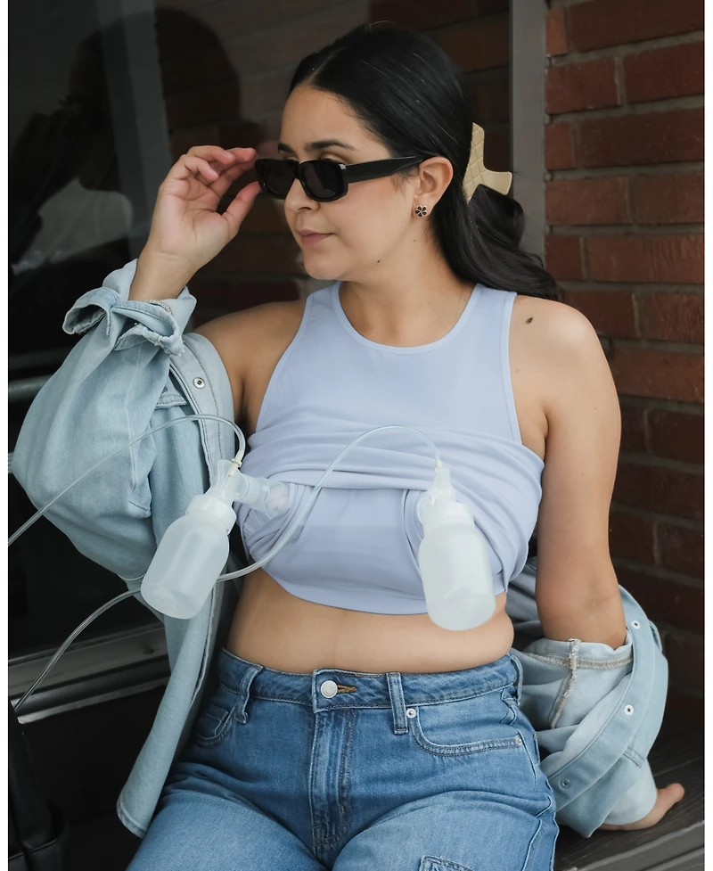 Kindred Bravely Maternity Sublime Hands-Free Pumping Longline Bra Busty