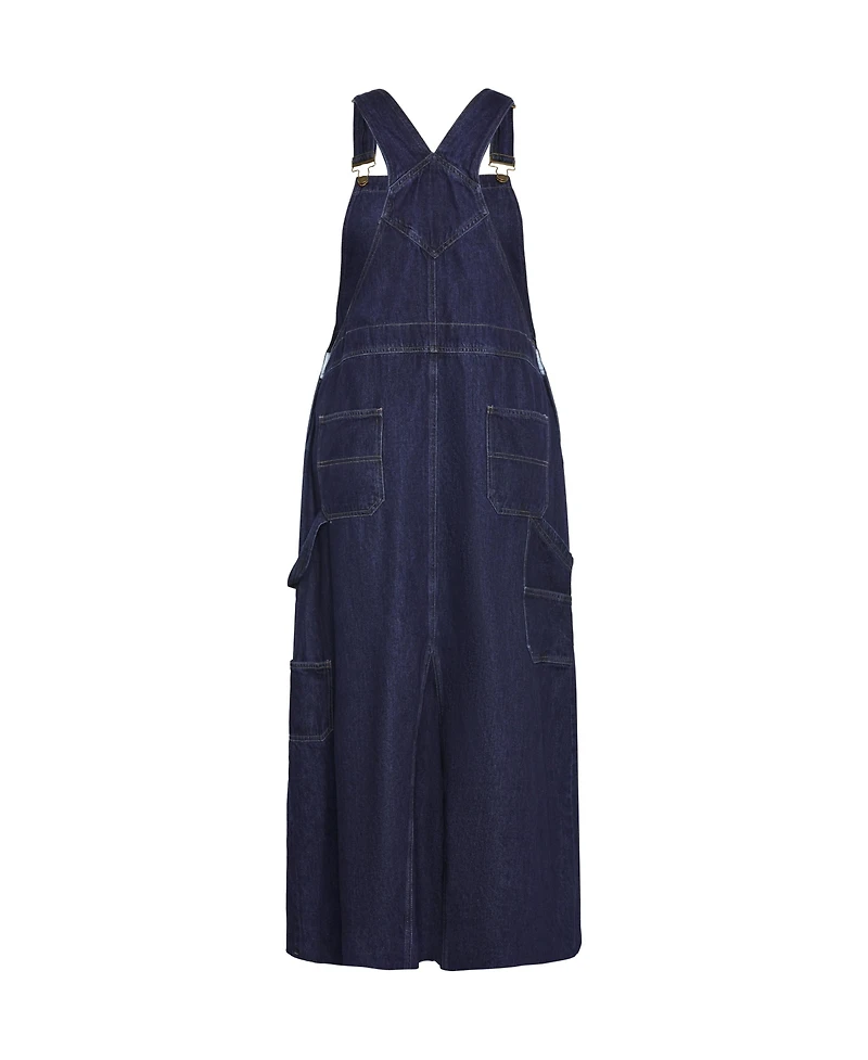 City Chic Women's Pinafore Maxi Dress
