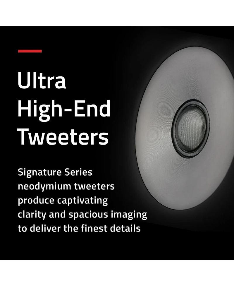 Fluance Signature HiFi Surround Sound Home Theater 5.0 Channel Speaker System including 3-Way Floorstanding Towers, Center Channel and Rear Surround S