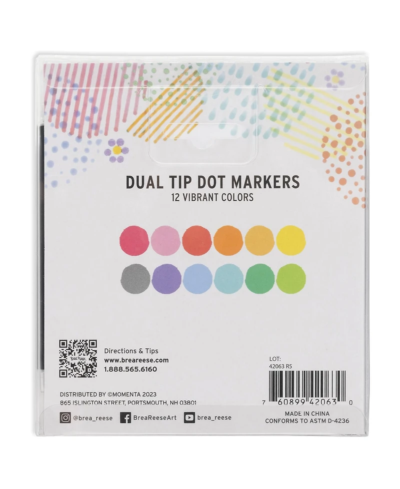 Dual Tip Markers: 12pc