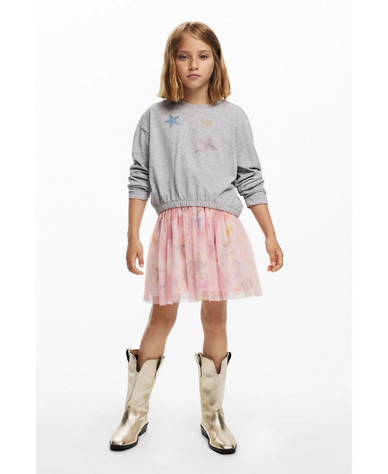 Desigual Girls Girls's Star tulle skirt