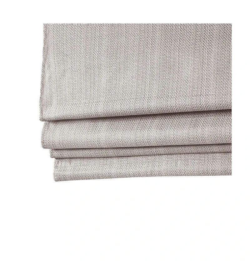 Basketweave Room Darkening Cordless Roman Shade, Single Panel for Bedroom, Thermal Insulated Window Blind Treatment for Living Room
