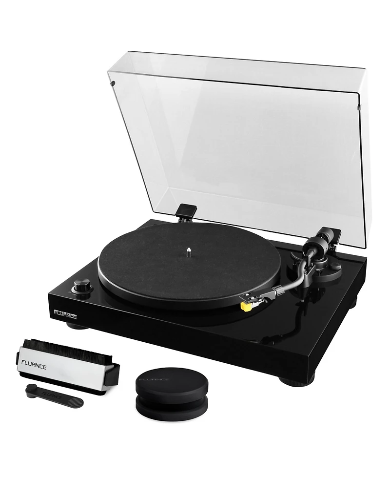 Fluance RT80 Classic High Fidelity Vinyl Turntable Record Player featuring Audio Technica AT91, Belt Drive
