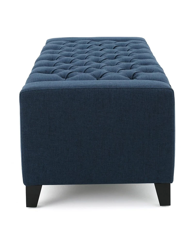 Tufted Upholstered Storage Ottoman Bench with Lift-Top and Versatile Seating for Bedroom or Living Room-The Pop Home
