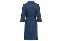 Olsen Women's Paisley Denim Shirt Dress