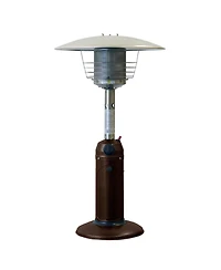 Compact 11000 Btu Propane Patio Heater with Cylindrical Pole for Tables