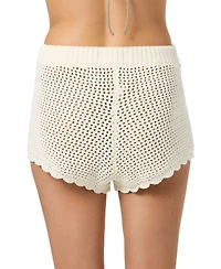 O'Neill Juniors Consuelo Crochet Pull-On Shorts