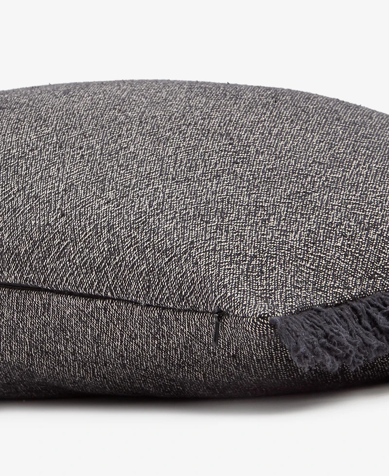 Oake Fringe Lumbar Decorative Pillow, 14" x 36", Exclusively at Macy's