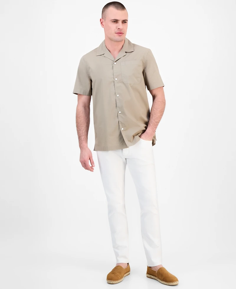 Michael Kors Men's Relaxed-Fit Solid Shirt