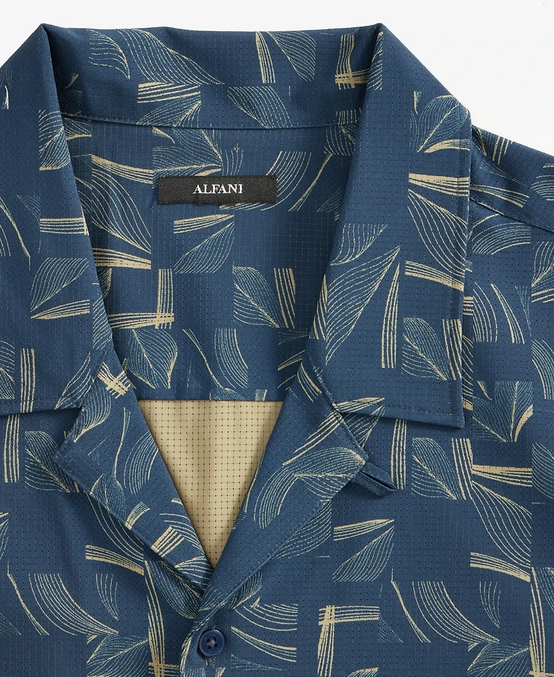 Alfani Men's Abstract Print Shirt, Exclusively at Macy's