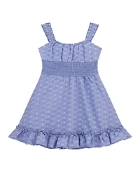 Guess Big Girls Oxford Sleeveless Dress