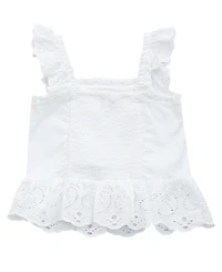 Guess Big Girls Muslin Tank Top