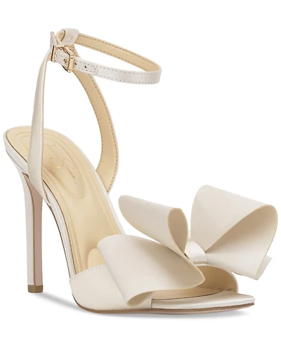 Jessica Simpson Women's Olivine Bow High-Heel Stiletto Dress Sandals