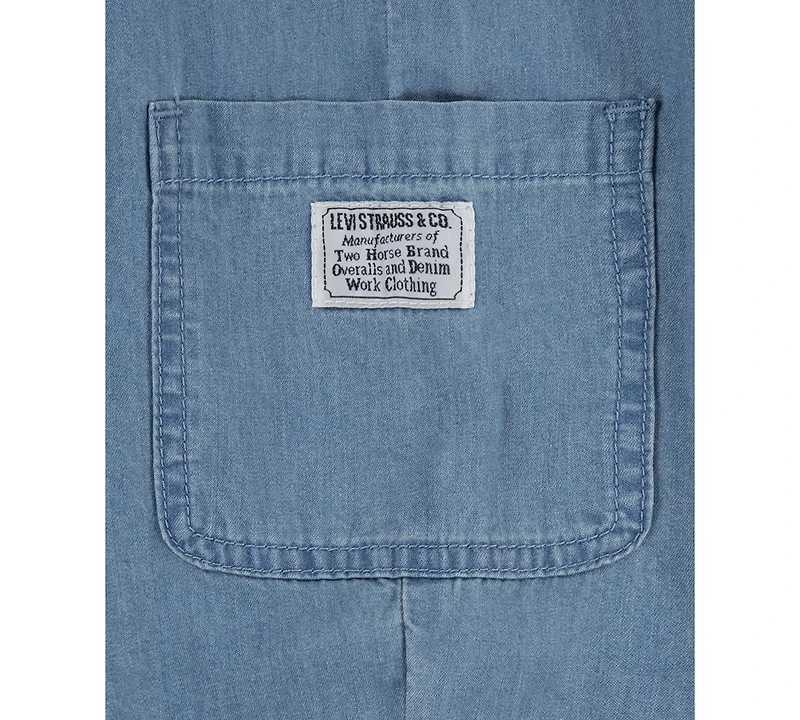 Levi's Baby Boys Bodysuit & Applique Shortalls, 2 Piece Set
