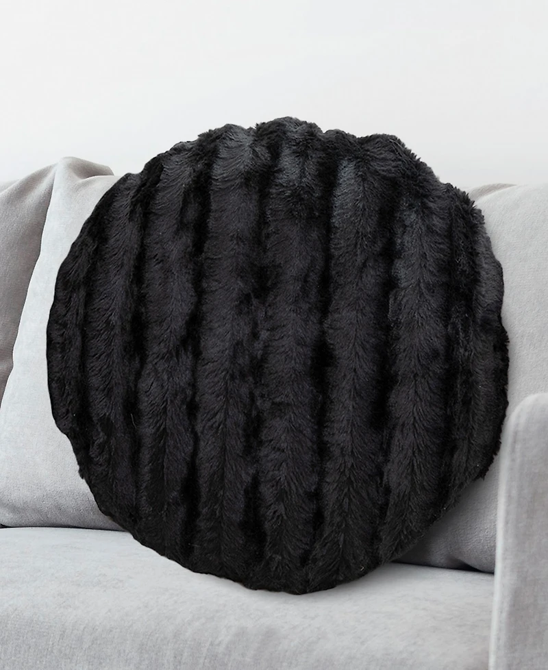 Cheer Collection Decorative Round Deccorative Pillow Set, 18" x