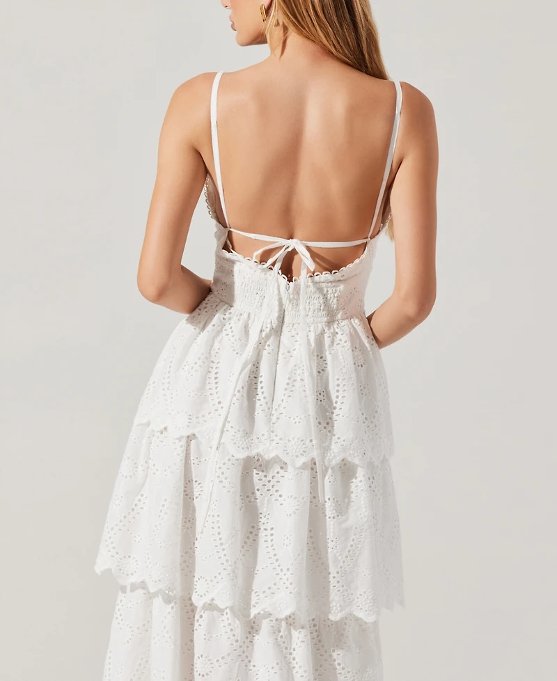 Astr the Label Women's Faeryn Cotton Maxi Dress