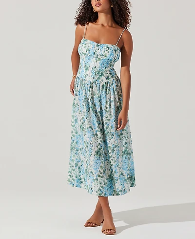 Astr the Label Women's Capria Pleated Midi Dress