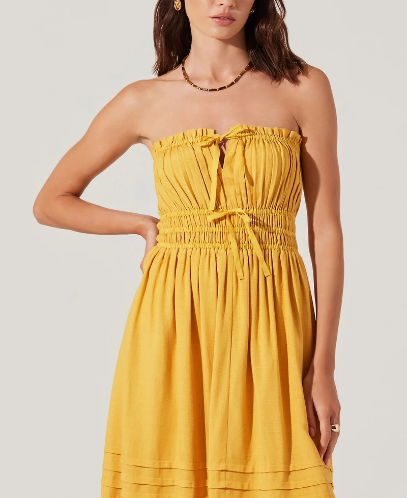 Astr the Label Women's Aubrie Strapless Midi Dress