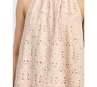 En Saison Women's Elana Cotton Sleeveless Mini Dress