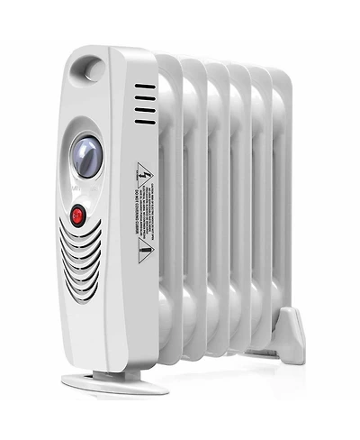 Gymax 700W Oil Filled Space Heater Radiator w/ Adjustable Thermostat Home Office