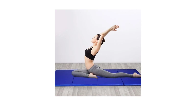 Folding Panel Gymnastics Mat Portable Exercise Mat for Home or Gym Use
