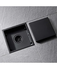 6 Inch Stainless Steel Square Shower Drain with Strainer