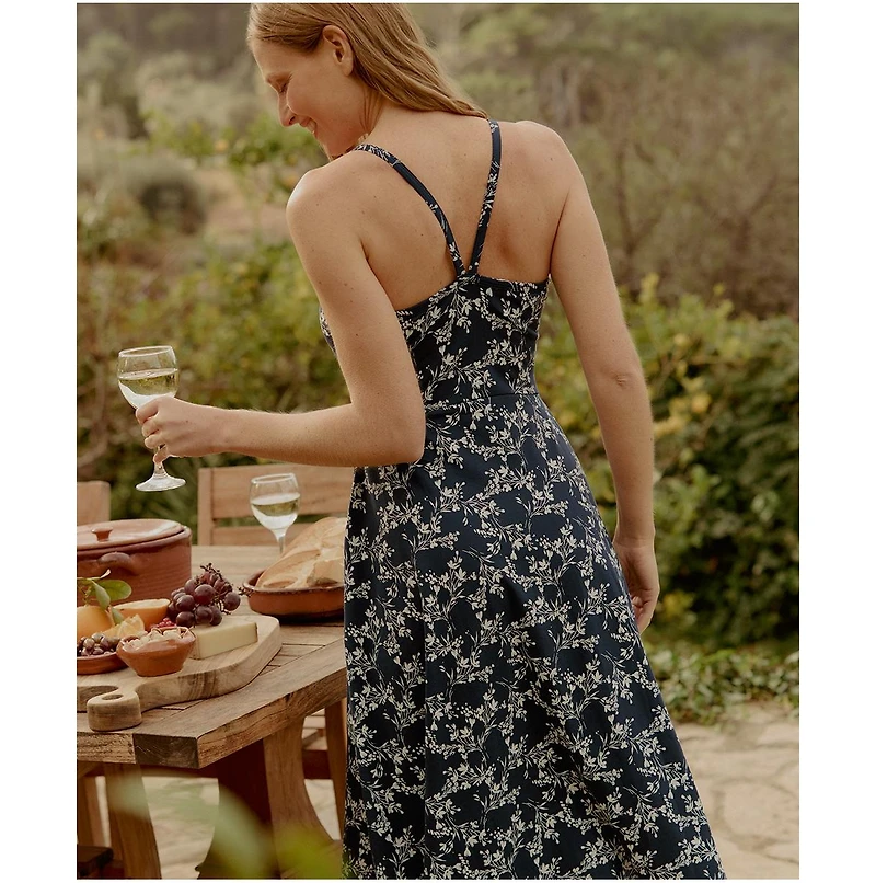 Pact Women's Fit & Flare Midi Dress