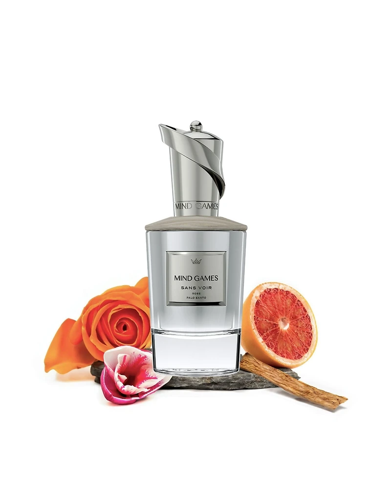 Mind Games Sans Voir - Luxury Perfume with Notes of Grapefruit, Incense & Palo Santo - Elegant Extrait de Parfum for Women & Men